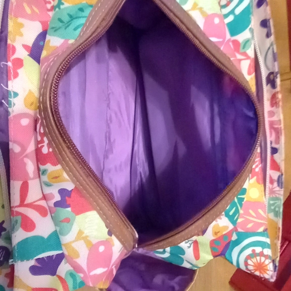 Lily Bloom Multicolor Floral Shoulder Bag - Picture 6 of 6